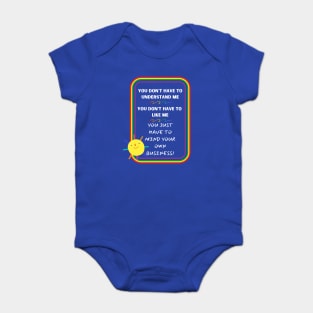 Mind Your Own Business - LGBTQ Pride Baby Bodysuit